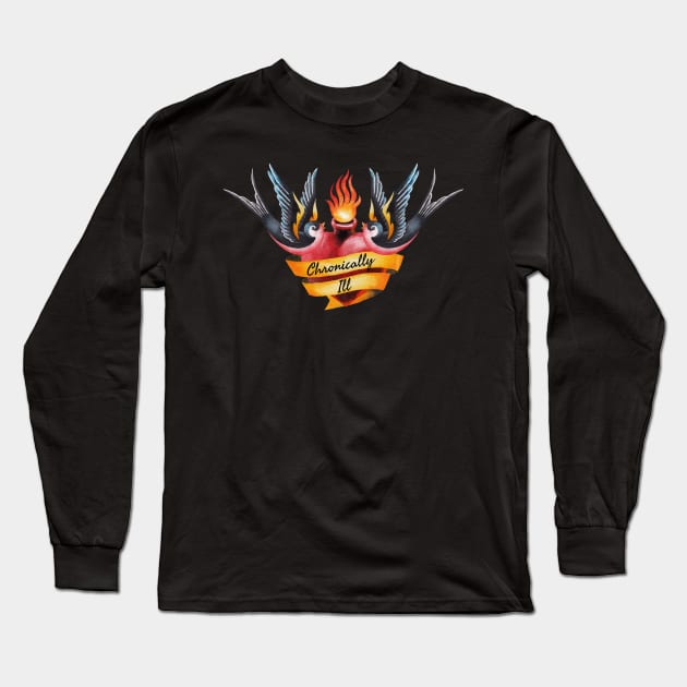 Ill Tattoo Long Sleeve T-Shirt by Kary Pearson